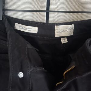 Universal Thread straight leg black jeans